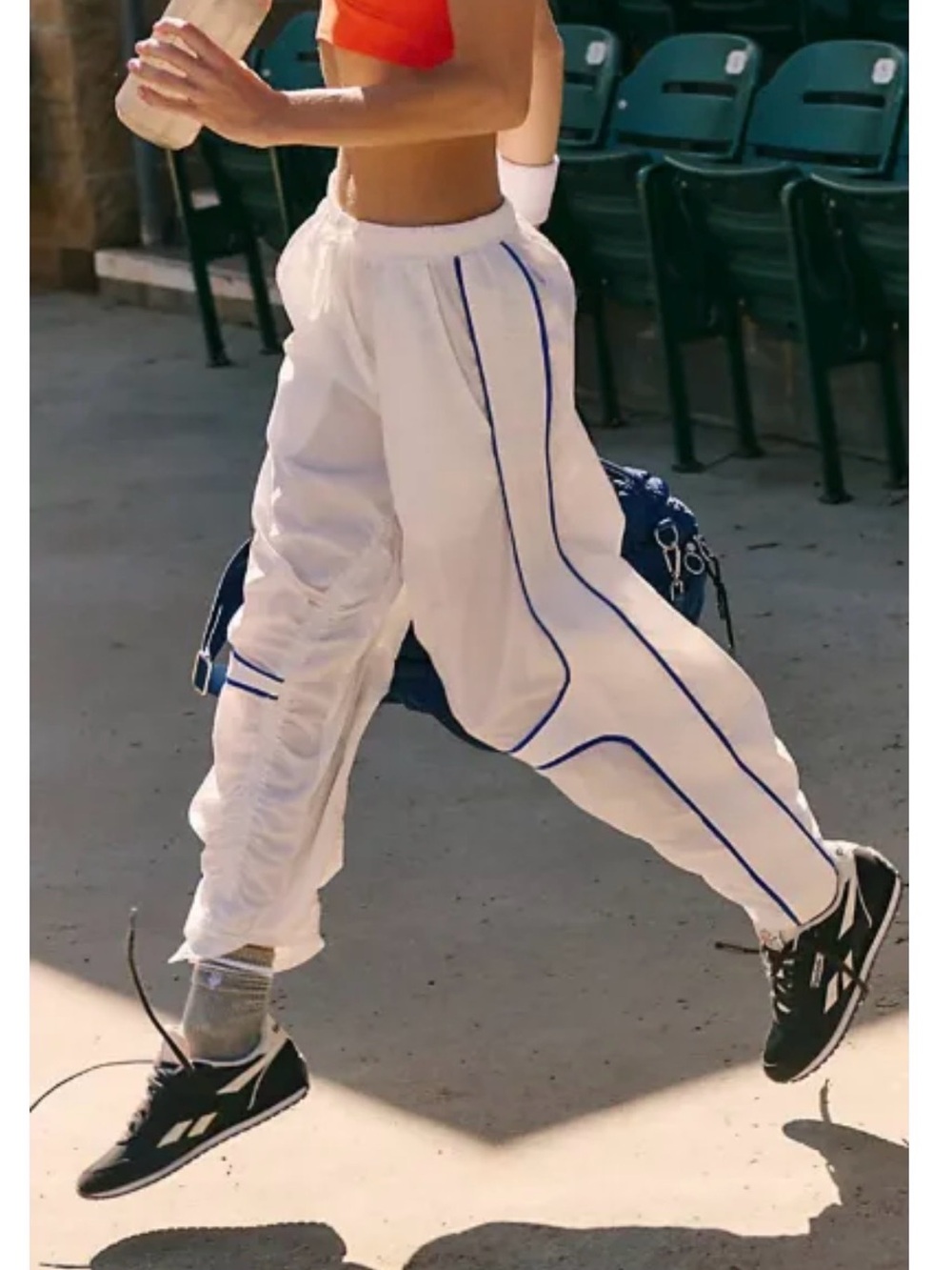 FP Movement by Free People White Track Star Pants